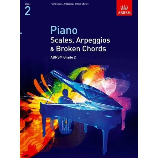 ABRSM LIVRO Piano Scales, Arpeggios & Broken Chords  Grade 2