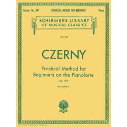 LIVRO Czerny Pratical Method for Beginners Op. 599