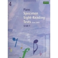 ABRSM LIVRO Piano Specimen Sight Reading Tests   Grade 4