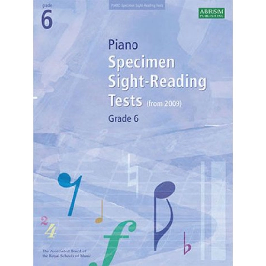 ABRSM LIVRO Piano Specimen Sight Reading Tests   Grade 6