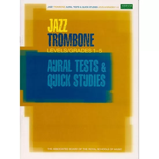 ABRSM LIVRO Jazz Trombone Aural Tests   Grades 1 5