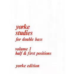 ABRSM LIVRO Yorke Studies for Double Bass   Volume 1