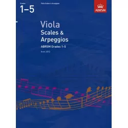 ABRSM LIVRO Viola Scales & Arpeggios   Grades 1–5