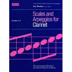 ABRSM LIVRO Scales and Arpeggios for Clarinet   Grades 1 8