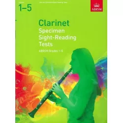 ABRSM LIVRO Specimen Sight Reading Tests for Clarinet   Grade 1 5