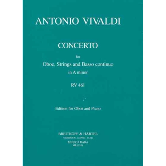 ABRSM LIVRO Antonio Vivaldi: Oboe Concerto in A minor RV461