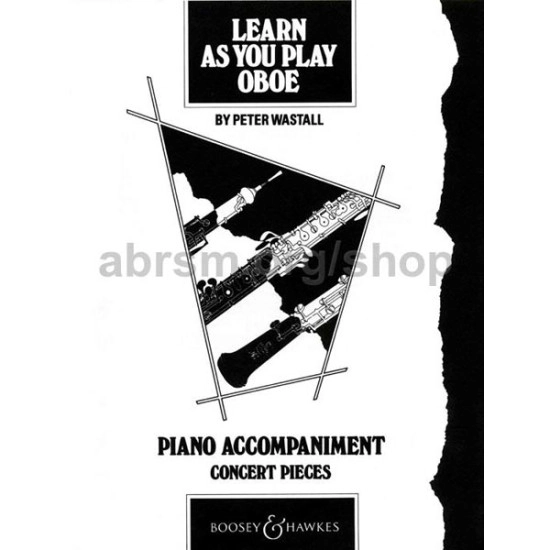 ABRSM LIVRO Peter Wastall: Learn As You Play Oboe Piano Accompaniment