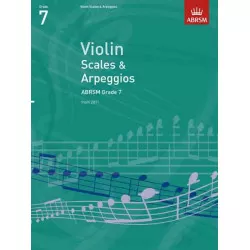 ABRSM LIVRO Violin Scales & Arpeggios   Grade 7
