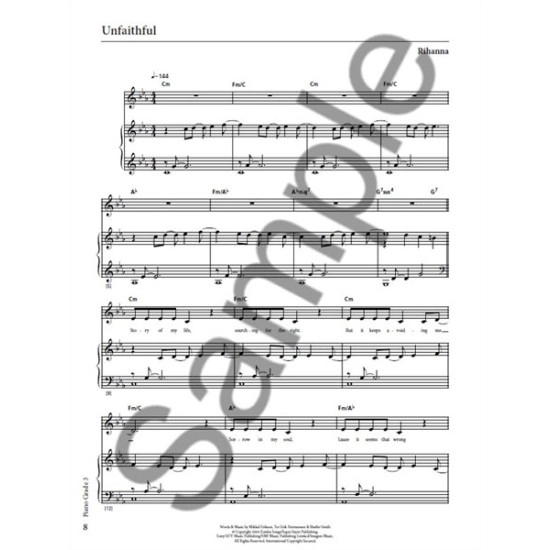 Rockschool LIVRO Piano Grade 3