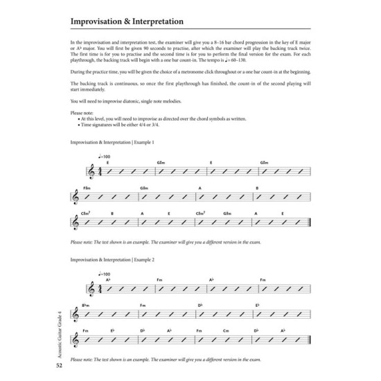 Rockschool LIVRO Acoustic Grade 4