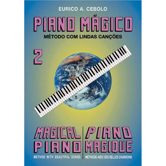 Eurico Cebolo LIVRO Piano Magico 2 (com CD)