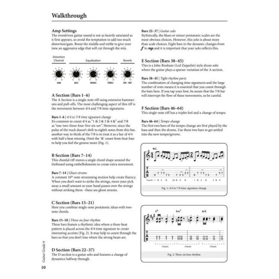 Rockschool LIVRO Guitar Grade 6 2018