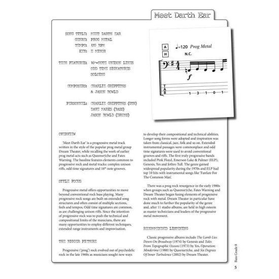 Rockschool LIVRO Bass Grade 8 2018