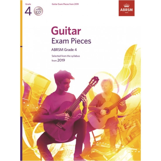 ABRSM LIVRO Guitar Exam Pieces 2019, Grade 4 CD