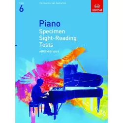 ABRSM LIVRO Piano Specimen Sight Reading Tests   Grade 6