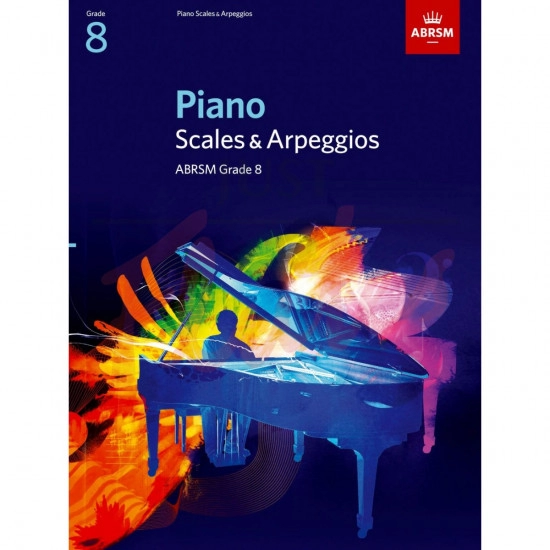 ABRSM LIVRO Piano Scales & Arpeggios   Grade 8