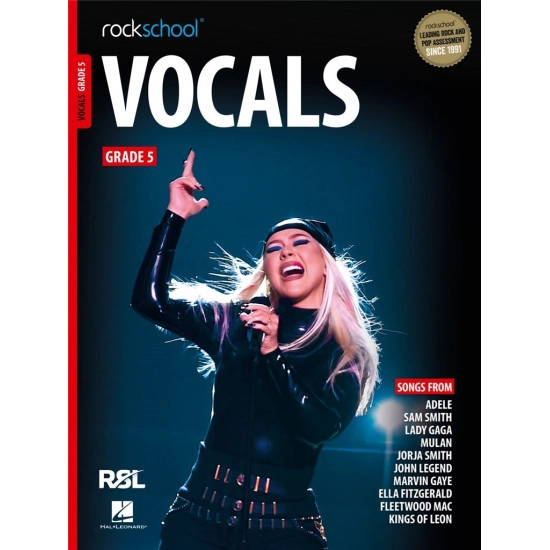 Rockschool LIVRO Vocals Grade 5 2021