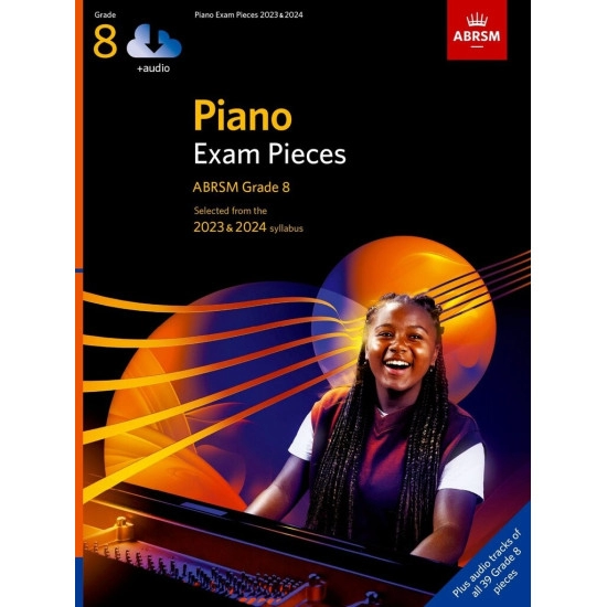 ABRSM LIVRO Piano Exam Pieces 2023 2024 Grade 8 + Audio