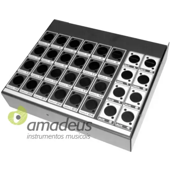 Acustica CAIXA STAGE BOX XLR 24/8