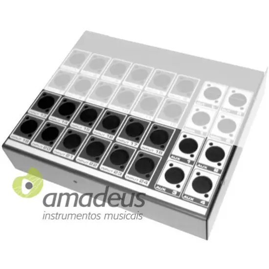 Acustica CAIXA STAGE BOX XLR 12/4