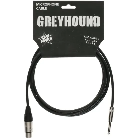 Klotz CABO MICROFONE GRG1FP10.0 Greyhound 10m XLR F/Jack TS
