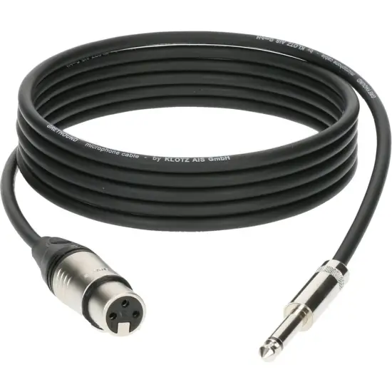 Klotz CABO MICROFONE GRG1FP10.0 Greyhound 10m XLR F/Jack TS