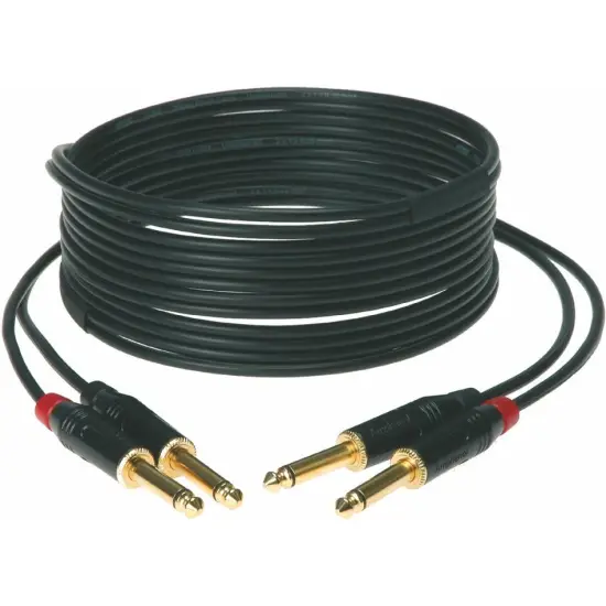Klotz CABO AUDIO KMPP0600 Audio Leads 6m 2 Jack/2 Jack