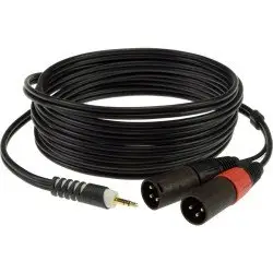 Klotz CABO AUDIO AY9 0200 2m Mini Jack/2 XLR