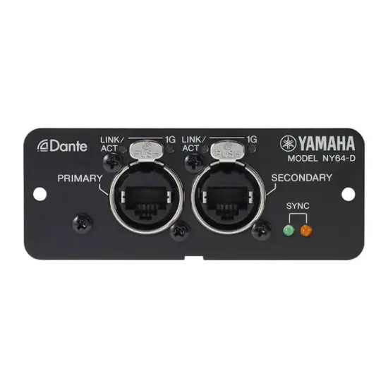Yamaha PLACA EXPANSÃO DANTE NY64 D