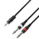 Adam Hall CABO AUDIO K3YWPP0300 3m Mini JACK/2 Jack