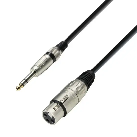 Adam Hall CABO MICROFONE K3BFV0100 1m XLR/Jack