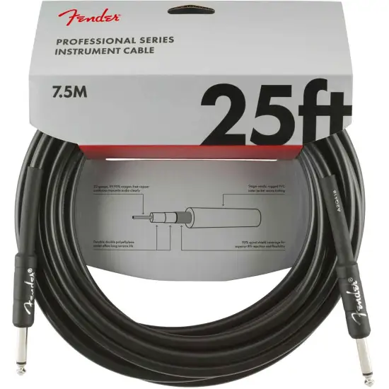 Fender Professional Series 7,5m Jack/Jack Black