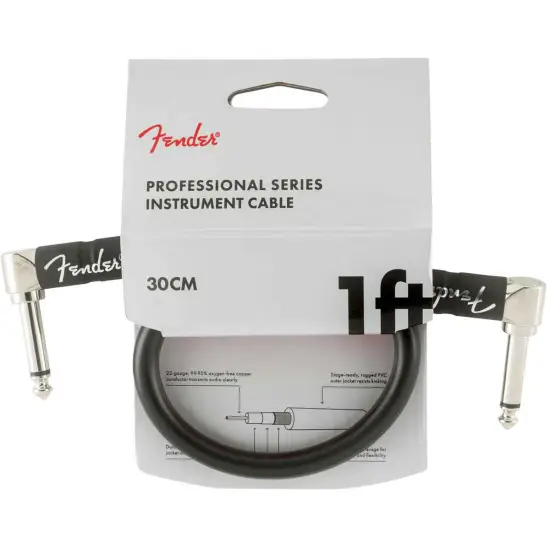 Fender CABO PATCH Professional Series 0,3m Jack/Jack Black