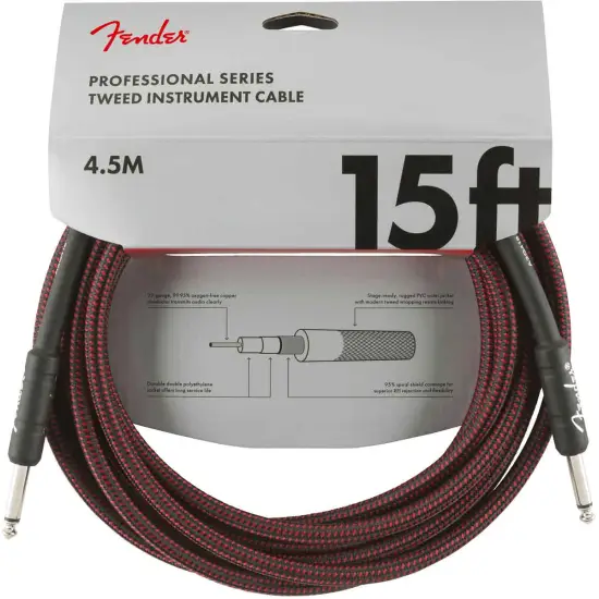 Fender Professional Series 4,5m Jack/Jack Red Tweed