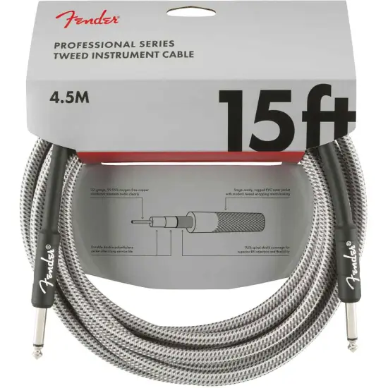 Fender Professional Series 4,5m Jack/Jack White Tweed