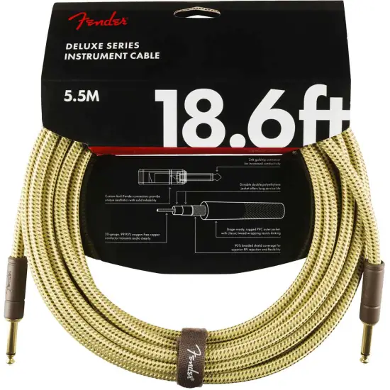 Fender  Deluxe Series 5,5m Jack/Jack Tweed