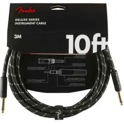 Fender Deluxe Series 3m Jack/Jack Black Tweed