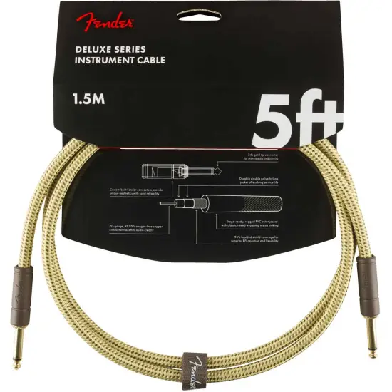 Fender Deluxe Series 1,5m Jack/Jack Tweed