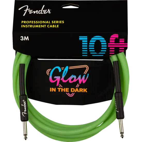 Fender Pro Glow In The Dark 3m Green