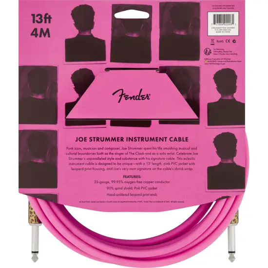 Fender 4m Jack/Jack Joe Strummer Pink Leopard