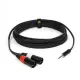 Emelec ViasCom CABO AUDIO 3,5 Macho ST / 2x XLR Macho 3mt