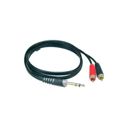 Klotz CABO AUDIO AY3 0100 1m Jack TRS 6.3/2 RCA
