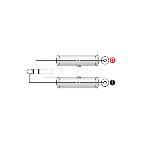 Klotz CABO AUDIO AY3 0100 1m Jack TRS 6.3/2 RCA