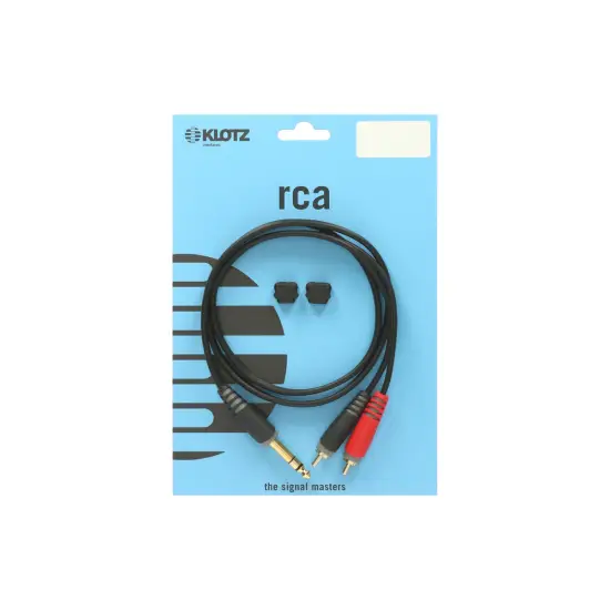 Klotz CABO AUDIO AY3 0100 1m Jack TRS 6.3/2 RCA