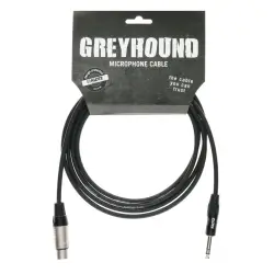 Klotz CABO MICROFONE GRG1MP06 Greyhound 6m XLR M/Jack 6.3 TRS M