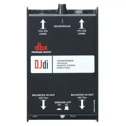 DBX DI BOX 2 CANAIS DBX DJDI