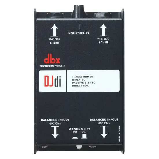 DBX DI BOX 2 CANAIS DBX DJDI