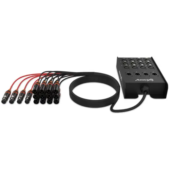Audibax MULTICORE 15mt 12in/4out