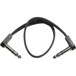 EBS CABO PATCH TRS 28cm Interlink PCF Deluxe Stereo Jack Jack AA Black