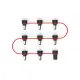 Daddario CABO ALIMENTAÇÃO XPND Adjustable Daisy Chain